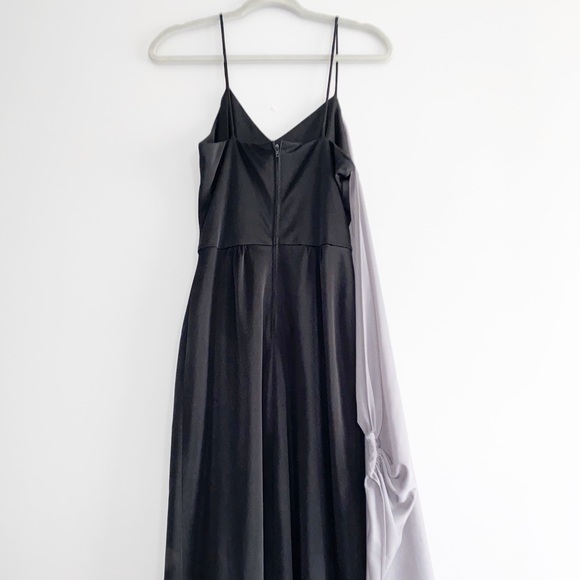 Tadashi Draped Front Slinky Tank Dress Vintage - Picture 3 of 3